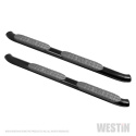 Westin 18-24 Jeep Wrangler JL Unlimited 4DR PRO TRAXX 4 Oval Nerf Step Bars - Textured Black