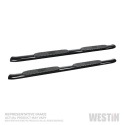 Westin 19-24 Chevrolet/GMC Silverado/Sierra 1500 Double Cab PRO TRAXX 4 Oval Nerf Step Bars - Black