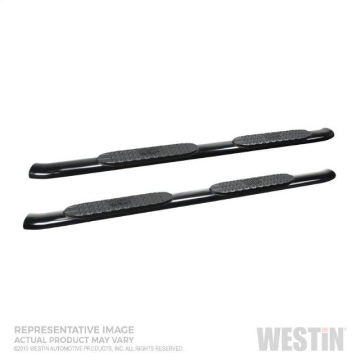 Westin 19-24 Chevrolet/GMC Silverado/Sierra 1500 Double Cab PRO TRAXX 4 Oval Nerf Step Bars - Black in the group Select car model / Chevrolet / Silverado 2019+ at DDESIGN Scandinavia AB (wes21-24125)
