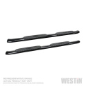 Westin 19-24 Chevrolet/GMC Silverado/Sierra 1500 Double Cab PRO TRAXX 4 Oval Nerf Step Bars - Black