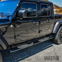 Westin 20-24 Jeep Gladiator PRO TRAXX 4 Oval Nerf Step Bars - Black