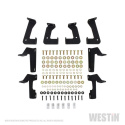 Westin 18-24 Jeep Wrangler JL 2DR HDX Drop Nerf Step Bars - Textured Black