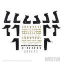 Westin 18-24 Jeep Wrangler JL Unlimited 4DR HDX Drop Nerf Step Bars - Textured Black