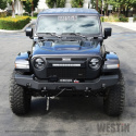 Westin 18-24 Jeep Wrangler JL WJ2 Full Width Front Bumper - Textured Black