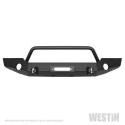 Westin 18-24 Jeep Wrangler JL WJ2 Full Width Front Bumper w/Bull Bar Textured Black