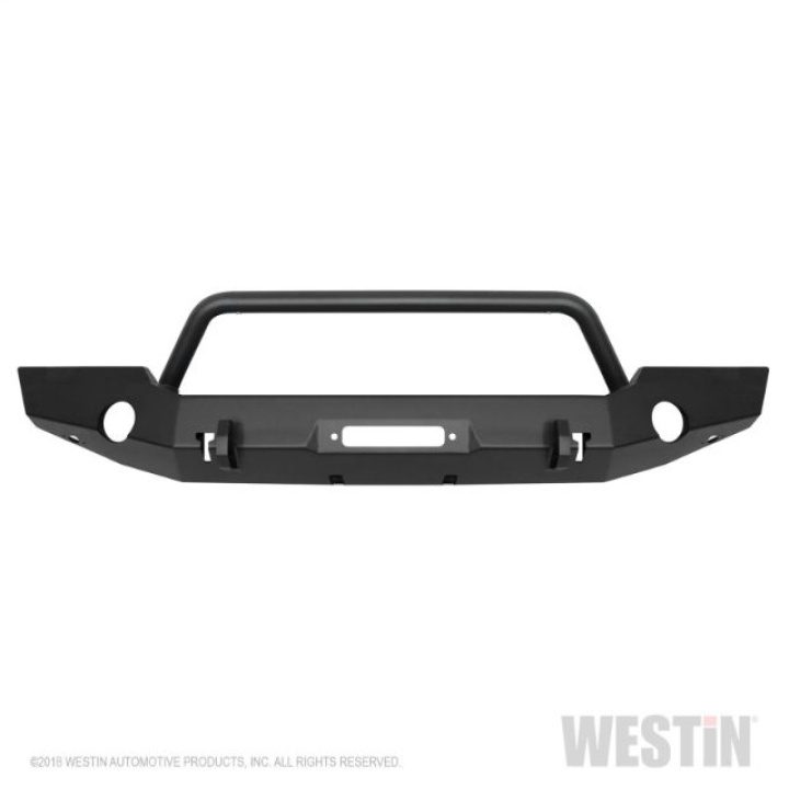 Westin 18-24 Jeep Wrangler JL WJ2 Full Width Front Bumper w/Bull Bar Textured Black in the group Select car model / Jeep / Wrangler JL 2018+ / Styling at DDESIGN Scandinavia AB (wes59-80115)
