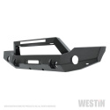 Westin 18-24 Jeep Wrangler WJ2 Full Width Front Bumper w/LED Light Bar Mount Textured Black
