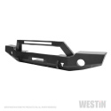 Westin 18-24 Jeep Wrangler WJ2 Full Width Front Bumper w/LED Light Bar Mount Textured Black