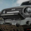 Westin 18-24 Jeep Wrangler WJ2 Full Width Front Bumper w/LED Light Bar Mount Textured Black