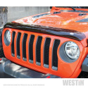Westin 2018+ Jeep Wrangler JL Wade Platinum Bug Shield - Smoke
