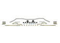 Ford Fairlane ZA / ZC / ZF / ZH / Fairmont XA / XC / XD / XR / XW / Falcon XA / XC / XD / XR / XW 1966-1982 Sway Bar - 20mm Non Adjustable Whiteline