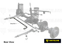 Land Rover Range 1985-1996 Sway Bar - 27mm Non Adjustable Whiteline