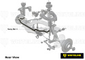 Nissan Stagea M35 2001-2007 Sway Bar - 32mm 2 Point Adjustable Whiteline