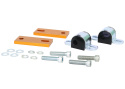 Toyota Paseo L40 / Starlet P80 1989-1999 Control Arm Lower - Inner Rear Bushing Kit-Double Offset Whiteline