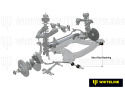 Nissan Skyline R32 / R33 1989-1999 Strut Rod - To Chassis Bushing Kit-Double Offset Whiteline