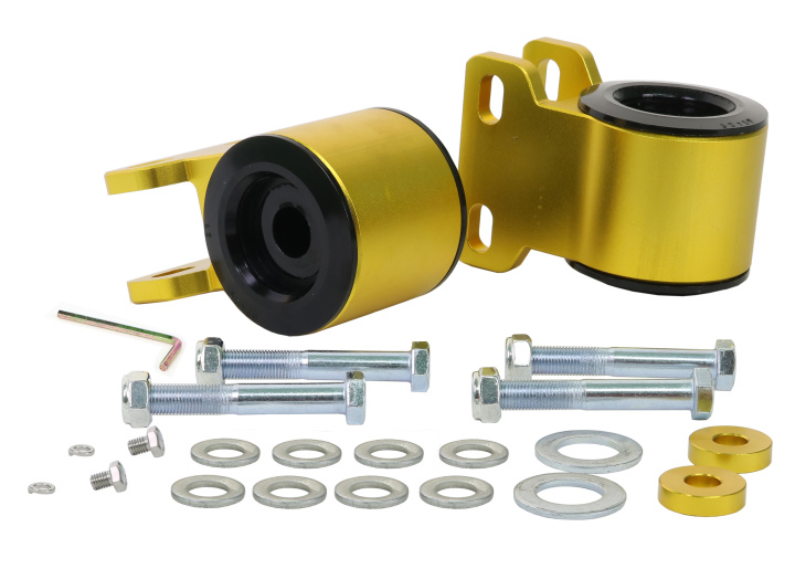 Ford Focus LS / LV / MK2 / Kuga TE / Mazda 3 BK / 5 CR / Volvo C30 MK1 / C70 542 / S40 MS / V50 MW 2004-2016 Control Arm Lower - Inner Rear Bushing Kit-Double Offset Whiteline in the group Select car model at DDESIGN Scandinavia AB (wl-KCA428)