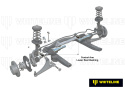 Audi 8Y / Audi Tt FV / Seat Leon 5F / Seat KL / Skoda Octavia 5E / Skoda NX / Skoda Vw Caddy m.fl. 2004-2021 Control Arm Lower - Inner Rear Bushing Kit-Double Offset Whiteline