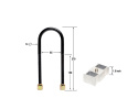 Bedford Kb MK2 / Holden Rodeo KB2 / KB4 / TFR / TFS / Nissan Datsun D21 / Navara D21 / D22 1972-2014 Lowering Block - Kit 1.5