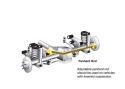 Mustang 05-14 AdjustablePanhard Rod Whiteline Performance