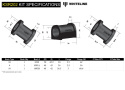 Subaru Forester 8/97-8/02 Steering - rack and pinion mount bushing Whiteline Performance