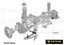 Hyundai Elantra AD / I30 PD / Veloster JS / Kia Cerato BD 2016-2022 Control Arm Lower Front - Arm Assembly Whiteline