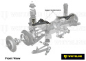 Hyundai Elantra AD / I30 PD / Veloster JS / Kia Cerato BD 2016-2022 Control Arm Upper - Arm Assembly Whiteline