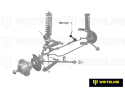 Ford Fairlane ZC / Ford ZF / Ford ZH / Ford ZJ / Ford ZK / Ford Fairmont XA / Ford XC / Ford XD m.fl. 1969-1996 Steering Idler Arm - Assembly Whiteline