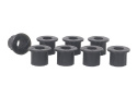 Nissan Datsun D21 / Navara D21 / D22 1985-2014 Leaf Spring - Rear Eye and Shackle Bushing Kit Whiteline