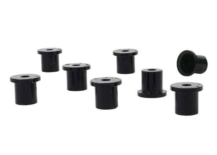 Toyota Corolla E10 1968-1970 Leaf Spring - Rear Eye and Shackle Bushing Kit Whiteline in the group Select car model / Toyota / Older models & Engines at DDESIGN Scandinavia AB (wl-W71670)
