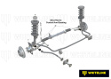 Holden Calais CALAIS / Holden VR / Holden VS / Holden Caprice CAPRICE / Holden VQ / Holden VB / HSV VN m.fl. 1978-2007 Strut Rod - To Control Arm Bushing Kit Whiteline
