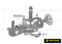 Hyundai Galloper JK / Mitsubishi Pajero NM / NS 1998-2022 Differential Mount - Rear Bushing Kit Whiteline