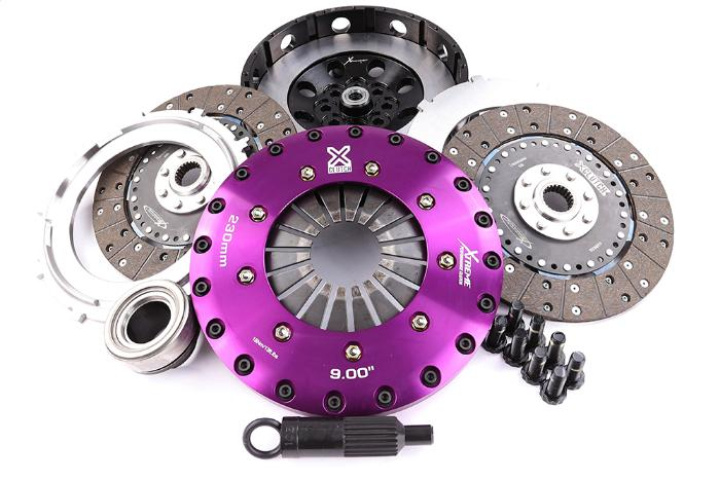 KBM23554-2G - Xtreme Performance - 230mm Organic Twin Plate Clutch Kit Incl Flywheel 1200Nm in the group Select car model at DDESIGN Scandinavia AB (xtcKBM23554-2G)