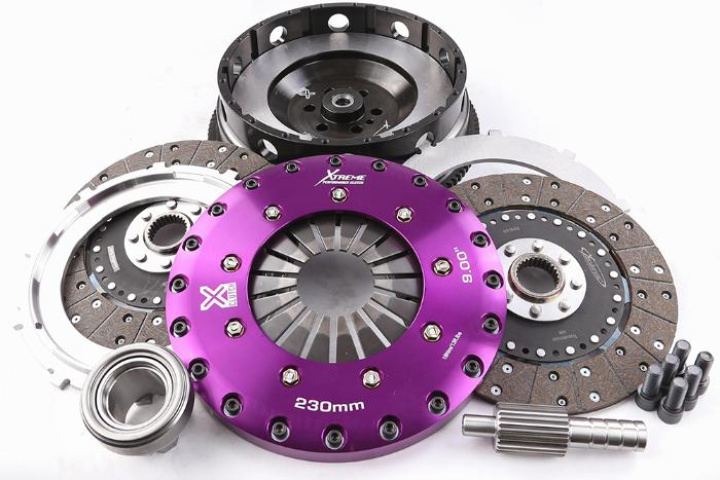 KBM23596-2G - Xtreme Performance - 230mm Organic Twin Plate Clutch Kit Incl Flywheel 1200Nm in the group Select car model at DDESIGN Scandinavia AB (xtcKBM23596-2G)