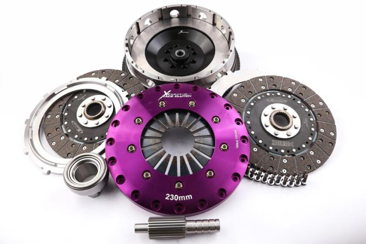 KBM23597-2G - Xtreme Performance - 230mm Organic Twin Plate Clutch Kit Incl Flywheel 1200Nm in the group Select car model at DDESIGN Scandinavia AB (xtcKBM23597-2G)