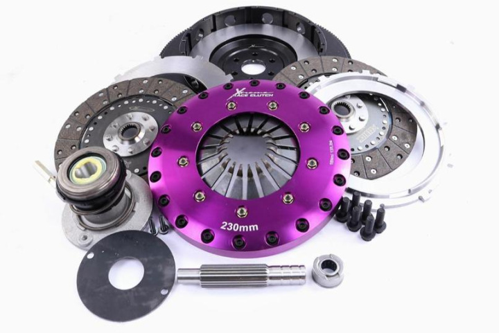 KFD23670-2G - Xtreme Performance - 230mm Organic Twin Plate Clutch Kit Incl Flywheel & CSC 1200Nm in the group Select car model at DDESIGN Scandinavia AB (xtcKFD23670-2G)