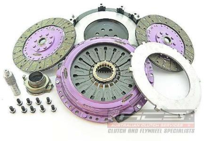 KMI23522-2G - Xtreme Performance - 230mm Organic Twin Plate Clutch Kit Incl Flywheel 1200Nm in the group Select car model at DDESIGN Scandinavia AB (xtcKMI23522-2G)