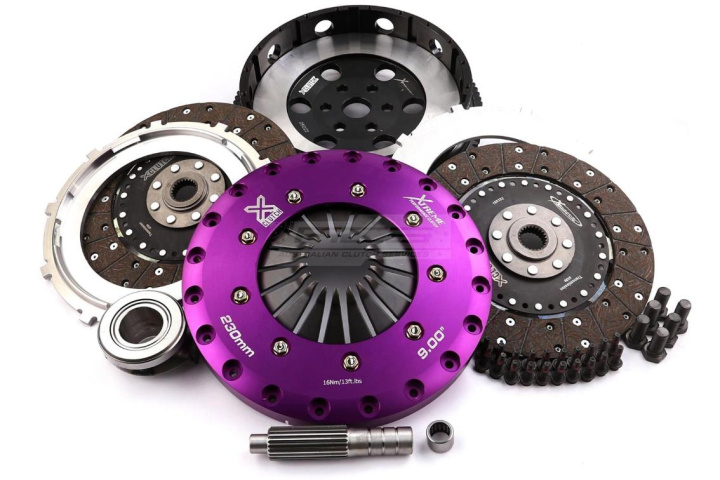 KMZ23530-2G - Xtreme Performance - 230mm Organic Twin Plate Clutch Kit Incl Flywheel 1200Nm in the group Select car model at DDESIGN Scandinavia AB (xtcKMZ23530-2G)