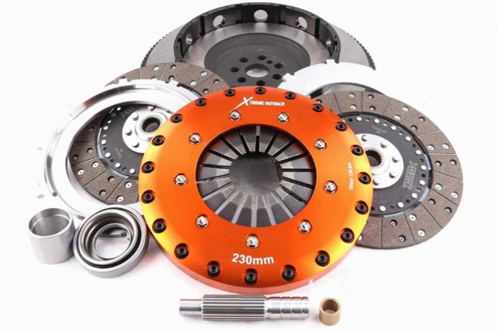 KNI23542-2G - Xtreme Performance - 230mm Organic Twin Plate Clutch Kit Incl Flywheel 1200Nm in the group Select car model at DDESIGN Scandinavia AB (xtcKNI23542-2G)