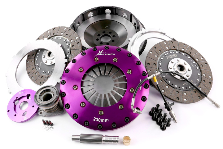 KNI23688-2G - Xtreme Performance - 230mm Organic Twin Plate Clutch Kit Incl Flywheel & CSC 1200Nm in the group Select car model at DDESIGN Scandinavia AB (xtcKNI23688-2G)