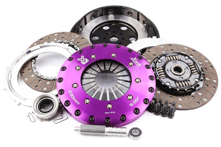 KSU23540-2A - Xtreme Performance - 230mm Sprung hub Organic Twin Plate Clutch Kit Incl Flywheel 1000Nm in the group Select car model at DDESIGN Scandinavia AB (xtcKSU23540-2A)