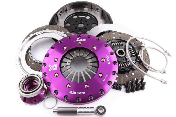 KSU23623-2A - Xtreme Performance - 230mm Sprung hub Organic Twin Plate Clutch Kit Incl Flywheel & CSC 1000Nm in the group Select car model at DDESIGN Scandinavia AB (xtcKSU23623-2A)