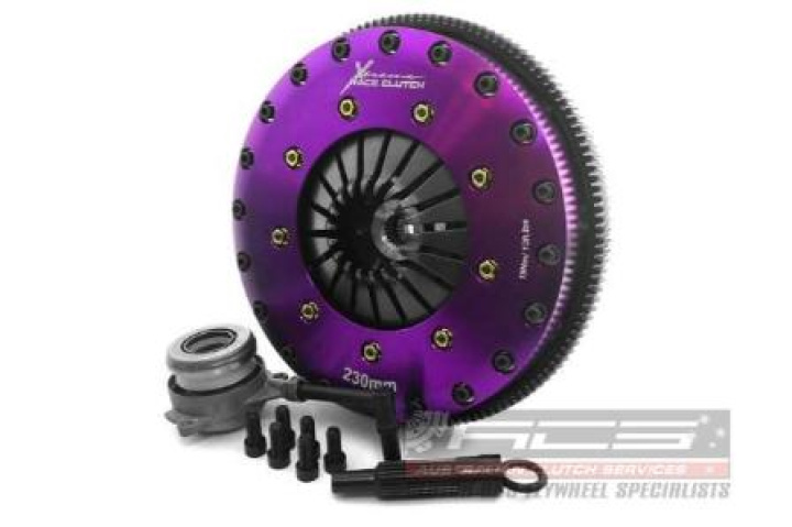 KVW23696-2A - Xtreme Performance - 230mm Sprung hub Organic Twin Plate Clutch Kit Incl Flywheel & CSC 1000Nm (6 bolts) in the group Select car model at DDESIGN Scandinavia AB (xtcKVW23696-2A)